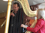 Matinée am Sonntag mit Mulo Franchel und Evelyn Huber von Quadro Nuevo (©Foto. Martin Schmitz)